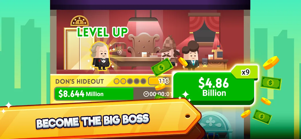Cash, Inc. Fame & Fortune Game [МОД: Много денег, Монет и Все открыто] Screenshot 5