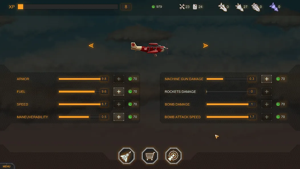 Aircraft Evolution (Эволюция воздушных судов) [МОД: Много денег, Монет и Все открыто] Screenshot 3