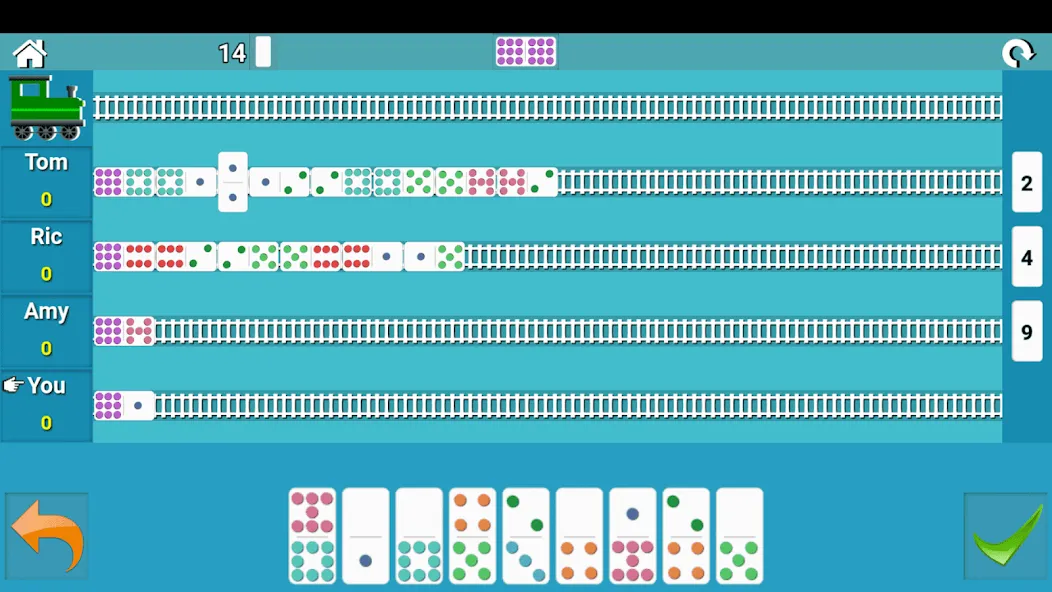 Train Dominoes (Трейн Доминос) [МОД: Деньги, Монеты и Меню MOD] Screenshot 3