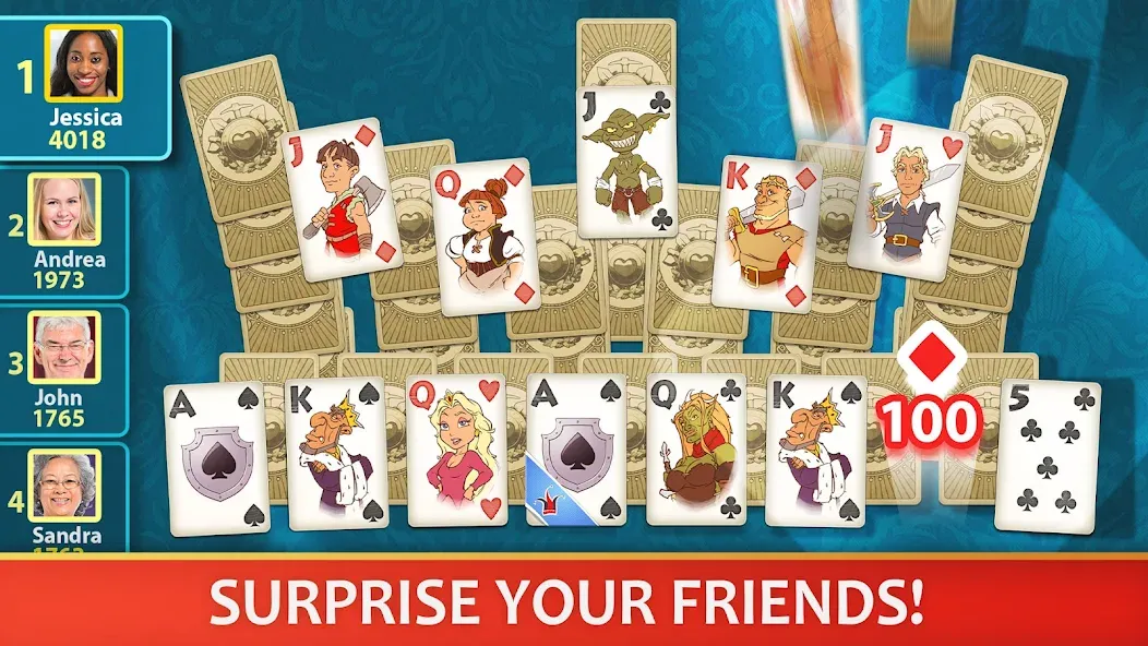 Solitaire Perfect Match [МОД: Много монет, Открытые уровни и Мега MOD] Screenshot 3