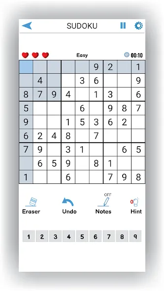 Sudoku Offline: Hard Puzzles (Судоку Оффлайн) [МОД: Бесконечные деньги, Монеты и Мега MOD] Screenshot 1