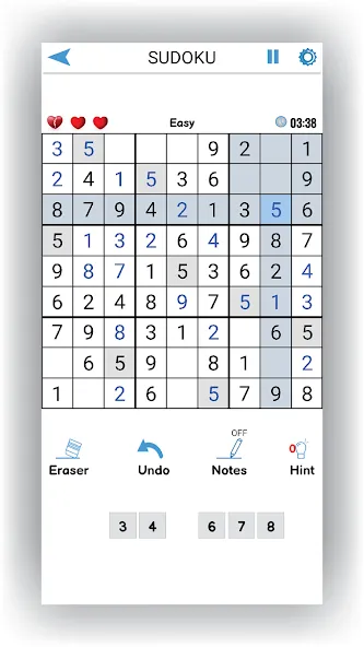 Sudoku Offline: Hard Puzzles (Судоку Оффлайн) [МОД: Бесконечные деньги, Монеты и Мега MOD] Screenshot 2