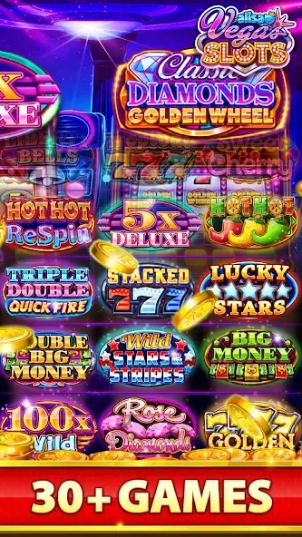 VEGAS Slots by Alisa – Free Fu (Вегас Слоты от Алисы) [МОД: Бесконечные деньги, Монеты и Мега MOD] Screenshot 3