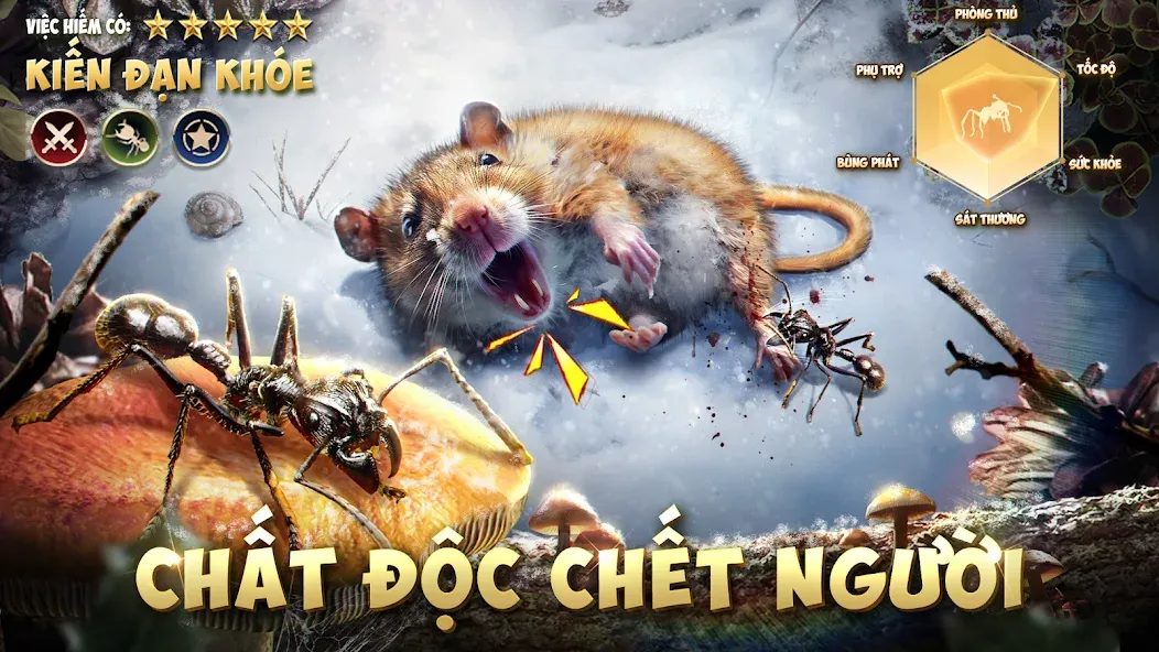 Vương Quốc Kiến - Gamota [МОД: Деньги, Монеты и Меню MOD] Screenshot 2