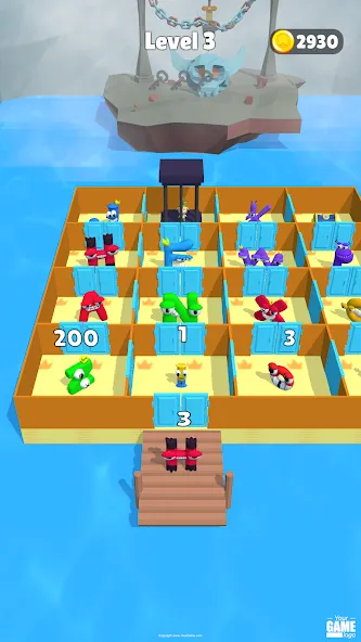 Alphabet Battle: Room Maze (Алфавит батл) [МОД: Много монет, Открытые уровни и Мега MOD] Screenshot 3