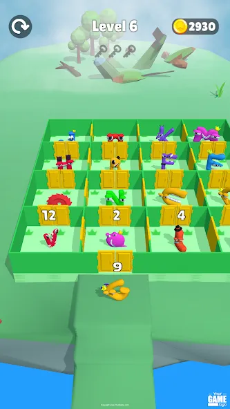 Alphabet Battle: Room Maze (Алфавит батл) [МОД: Много монет, Открытые уровни и Мега MOD] Screenshot 5