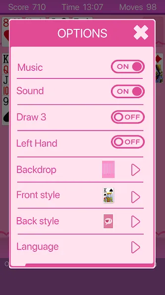 Pink Solitaire (Пинк Солитер) [МОД: Бесконечные деньги, Монеты и Мега MOD] Screenshot 4