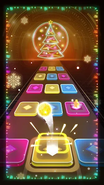 Color Hop 3D - Music Game (Цветной Хоп 3D) [МОД: Много монет, Открытые уровни и Мега MOD] Screenshot 4