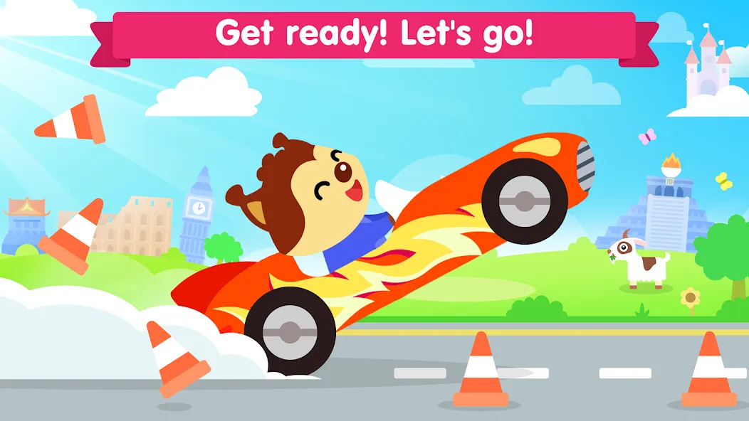 Car games for kids & toddler [МОД: Все открыто, Дополнительные деньги и Меню MOD] Screenshot 4