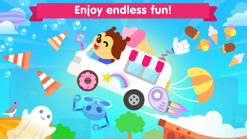 Car games for toddlers & kids [МОД: Много денег, Монет и Все открыто] Screenshot 2