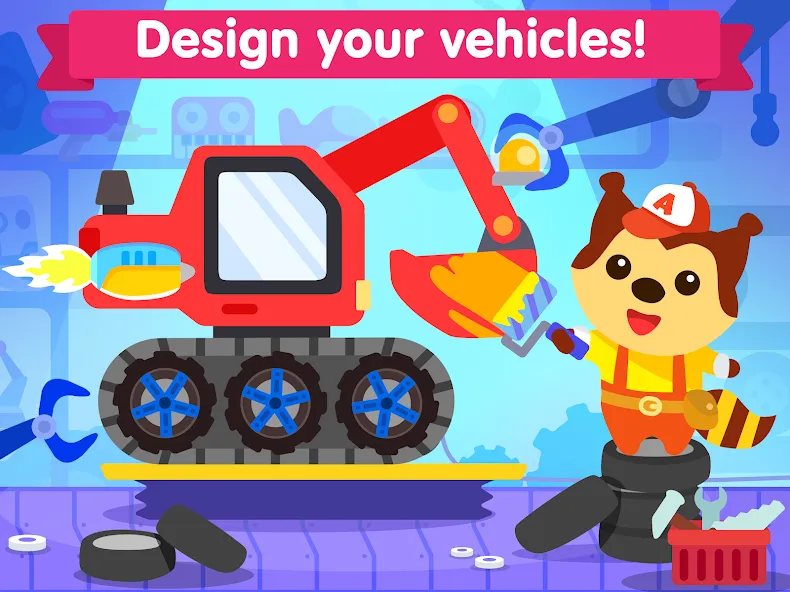 Car games for toddlers & kids [МОД: Много денег, Монет и Все открыто] Screenshot 4