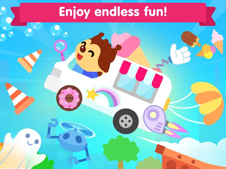 Car games for toddlers & kids [МОД: Много денег, Монет и Все открыто] Screenshot 5