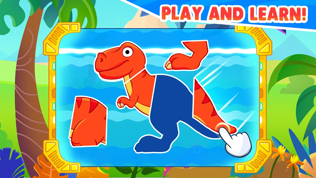 Dinosaur games for toddlers [МОД: Много монет, Открытые уровни и Мега MOD] Screenshot 2