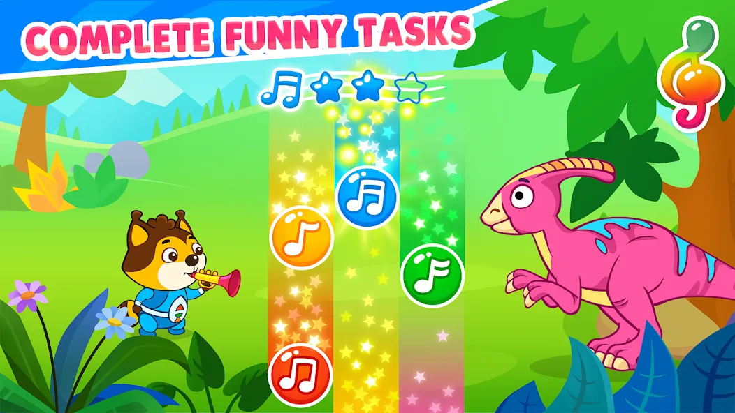 Dinosaur games for toddlers [МОД: Много монет, Открытые уровни и Мега MOD] Screenshot 3