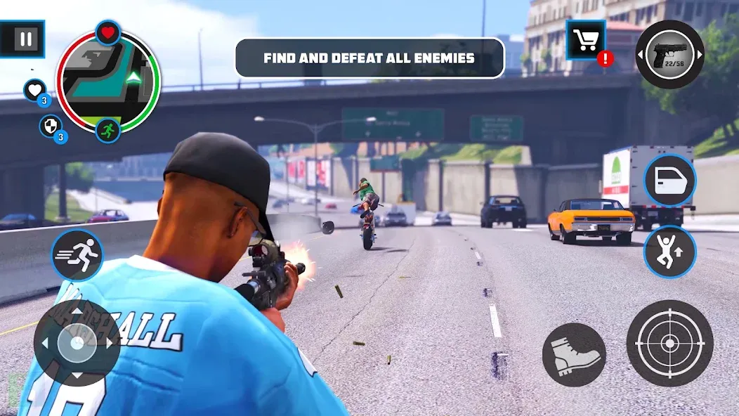 Gangster City: Thug King (Гэнгстер Сити) [МОД: Много монет, Открытые уровни и Мега MOD] Screenshot 3