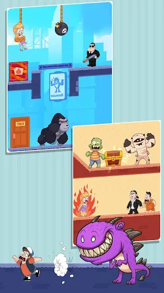 Cut Master: Fun Rope Cut Game (Кат зе Роуп) [МОД: Все открыто, Дополнительные деньги и Меню MOD] Screenshot 4