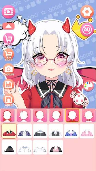 Viya Avatar Maker:emoji (Вия Аватар Мейкер) [МОД: Много монет, Открытые уровни и Мега MOD] Screenshot 1