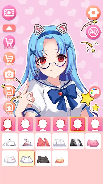 Viya Avatar Maker:emoji (Вия Аватар Мейкер) [МОД: Много монет, Открытые уровни и Мега MOD] Screenshot 4