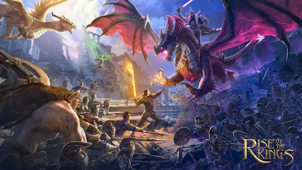 Rise of the Kings (Райз оф зе Кингс) [МОД: Все открыто, Дополнительные деньги и Меню MOD] Screenshot 1