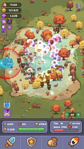 Wild Survival - Idle Defense (Уайлд Сурвивал) [МОД: Бесконечные деньги, Монеты и Мега MOD] Screenshot 3