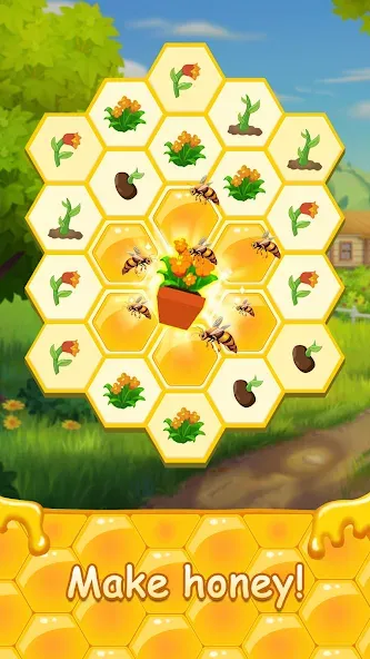 Honey Bottles - merge puzzle (Хани Ботлс) [МОД: Много денег, Монет и Все открыто] Screenshot 3