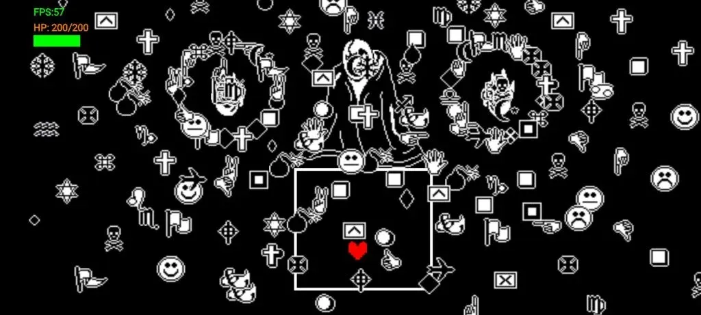 BattleTale boss fight fangame (Батлтейл боссбитва  фэнгейм) [МОД: Бесконечные деньги, Монеты и Мега MOD] Screenshot 3