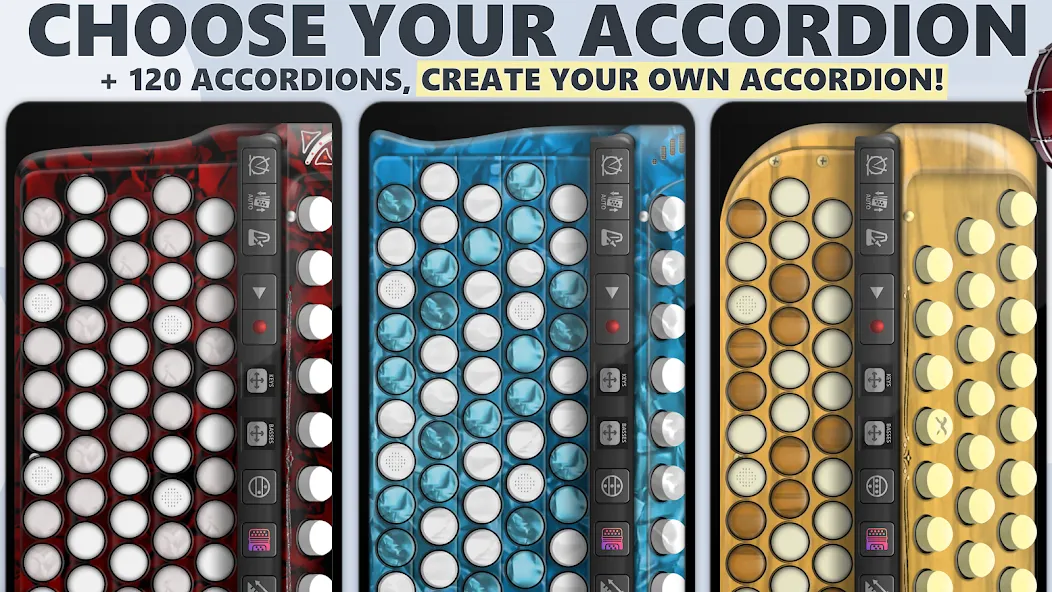 Accordion Chromatic Button (Аккордеон с хроматическими кнопками) [МОД: Все открыто, Дополнительные деньги и Меню MOD] Screenshot 2