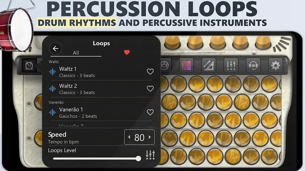 Accordion Chromatic Button (Аккордеон с хроматическими кнопками) [МОД: Все открыто, Дополнительные деньги и Меню MOD] Screenshot 3