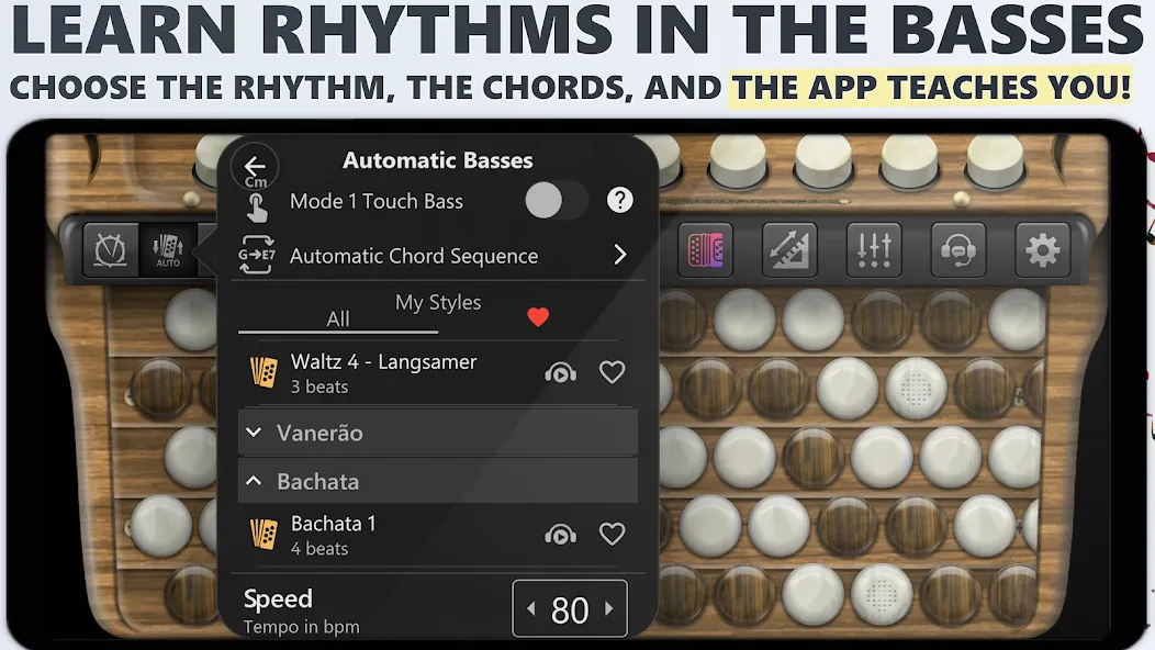 Accordion Chromatic Button (Аккордеон с хроматическими кнопками) [МОД: Все открыто, Дополнительные деньги и Меню MOD] Screenshot 4