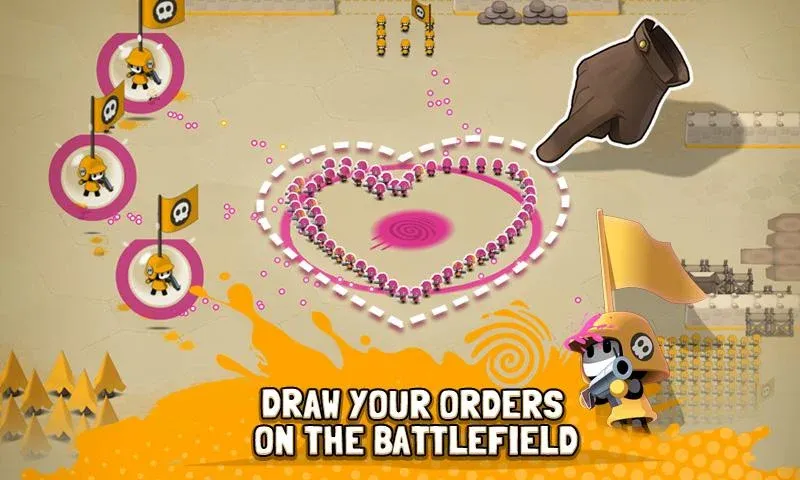 Tactile Wars (Тактильные войны) [МОД: Много монет, Открытые уровни и Мега MOD] Screenshot 2