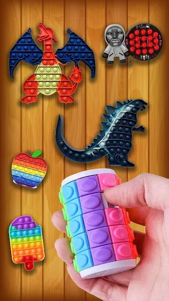 Antistress: Pop It Games 3D (Антистресс) [МОД: Бесконечные деньги, Монеты и Мега MOD] Screenshot 2