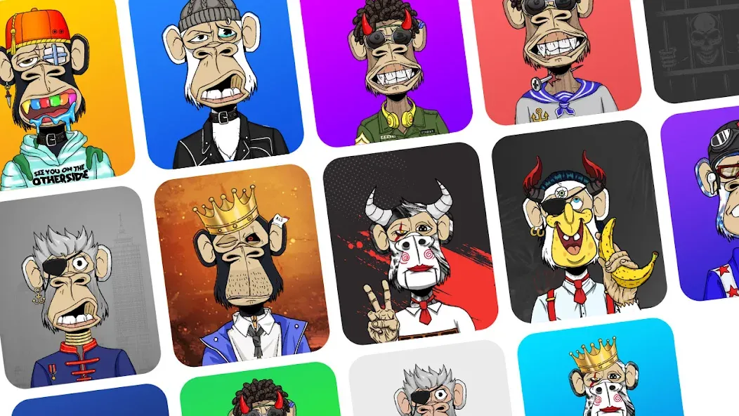 Bored Ape Maker - NFT Art (Боред Эйп Мейкер) [МОД: Все открыто, Дополнительные деньги и Меню MOD] Screenshot 1
