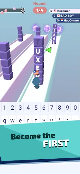 A4 Typer - Play and increase y [МОД: Деньги, Монеты и Меню MOD] Screenshot 3