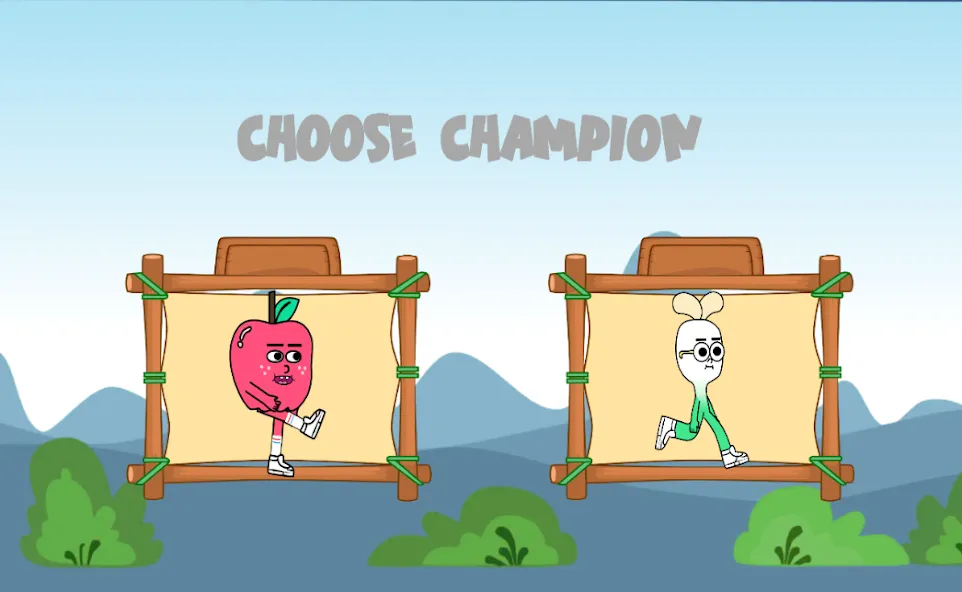 apple and onion running game (эппл энд онион раннинг гейм) [МОД: Меню, Бесконечные монеты и Открытые уровни] Screenshot 1