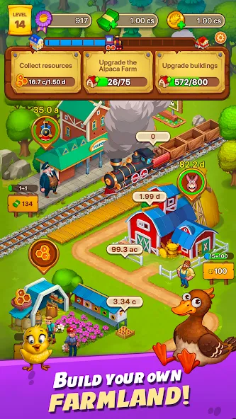 Idle Farmer: Mine Game (Айдл Фармер) [МОД: Меню, Бесконечные монеты и Открытые уровни] Screenshot 5
