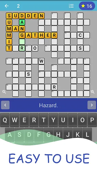 English Crossword puzzle (Английский кроссворд) [МОД: Все открыто, Дополнительные деньги и Меню MOD] Screenshot 2