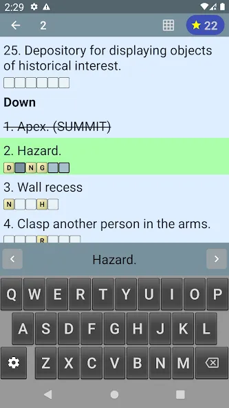 English Crossword puzzle (Английский кроссворд) [МОД: Все открыто, Дополнительные деньги и Меню MOD] Screenshot 5