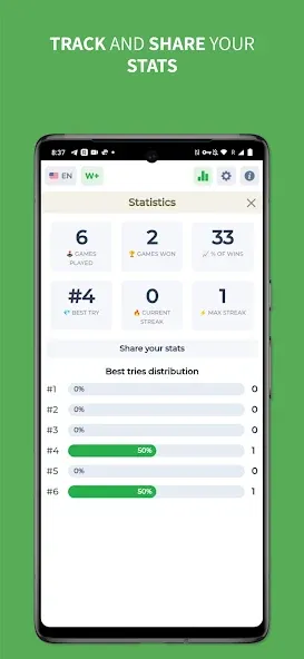Wordly - Daily Word Game [МОД: Меню, Бесконечные монеты и Открытые уровни] Screenshot 4