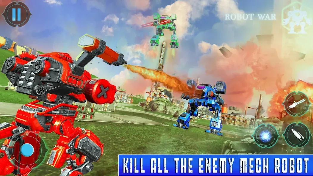 Spider Mech Wars - Robot Game [МОД: Все открыто, Дополнительные деньги и Меню MOD] Screenshot 2