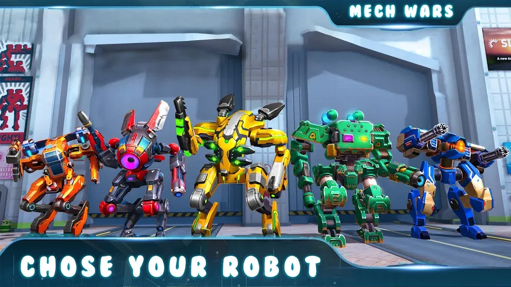 Spider Mech Wars - Robot Game [МОД: Все открыто, Дополнительные деньги и Меню MOD] Screenshot 3