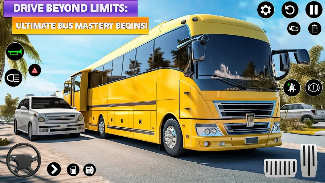 Ultimate Bus Driving Simulator (Ультимативный симулятор вождения автобуса) [МОД: Бесконечные деньги, Монеты и Мега MOD] Screenshot 2