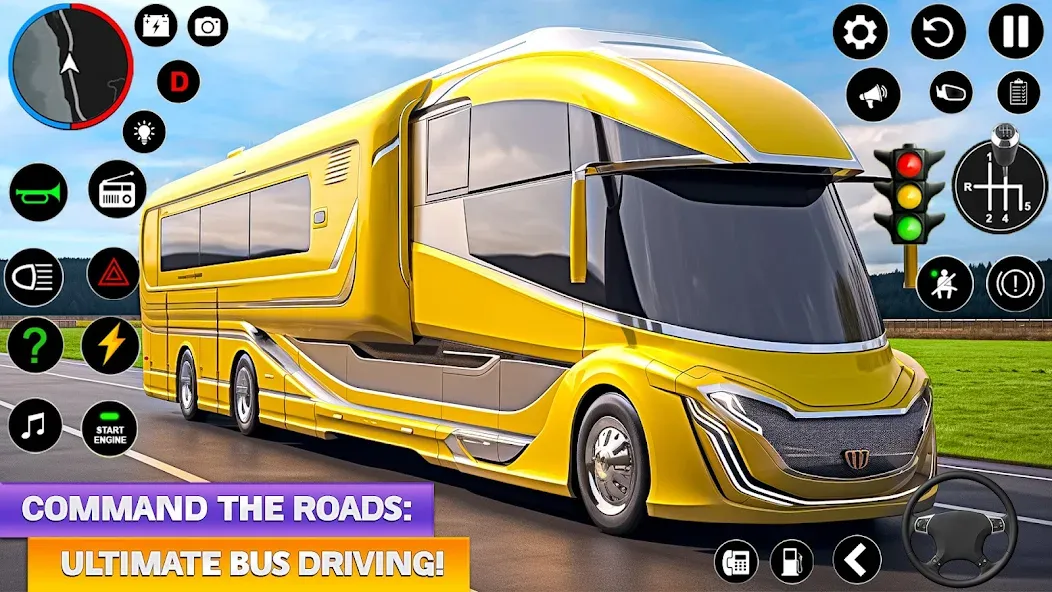 Ultimate Bus Driving Simulator (Ультимативный симулятор вождения автобуса) [МОД: Бесконечные деньги, Монеты и Мега MOD] Screenshot 3