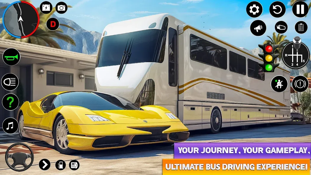 Ultimate Bus Driving Simulator (Ультимативный симулятор вождения автобуса) [МОД: Бесконечные деньги, Монеты и Мега MOD] Screenshot 5