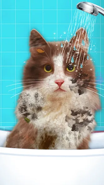 Virtual Cat ASMR Spa Makeover (Виртуальный кот  Спа Мэйкавер) [МОД: Все открыто, Дополнительные деньги и Меню MOD] Screenshot 5