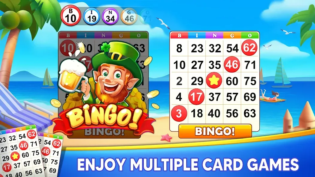 Bingo Holiday: Live Bingo Game [МОД: Много денег, Монет и Все открыто] Screenshot 2