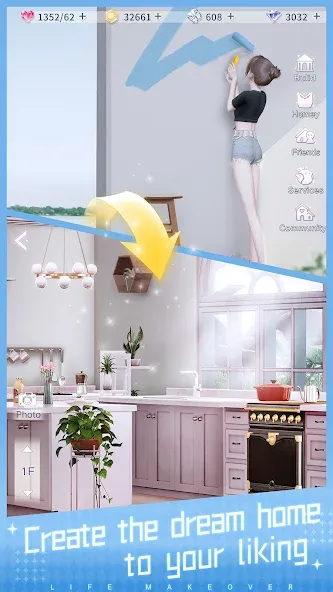 Life Makeover (Лайф мейковер) [МОД: Много денег, Монет и Все открыто] Screenshot 1