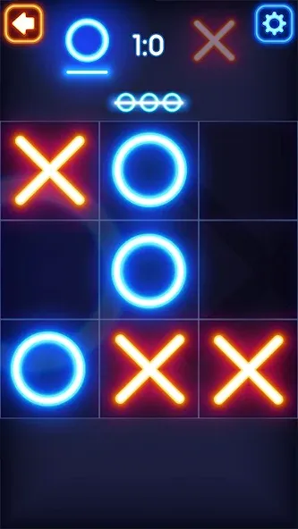 Tic Tac Toe Glow: 2 Players [МОД: Много денег, Монет и Все открыто] Screenshot 5