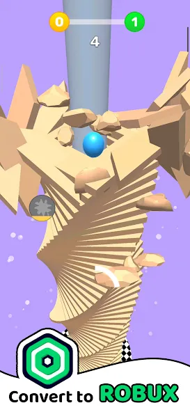 Havok Ball Robux Roblominer (Хавок Балл Робукс Робломайнер) [МОД: Много монет, Открытые уровни и Мега MOD] Screenshot 4