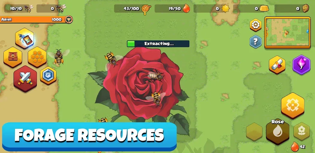 Pocket Bees: Colony Simulator (Покет Биз) [МОД: Много монет, Открытые уровни и Мега MOD] Screenshot 2