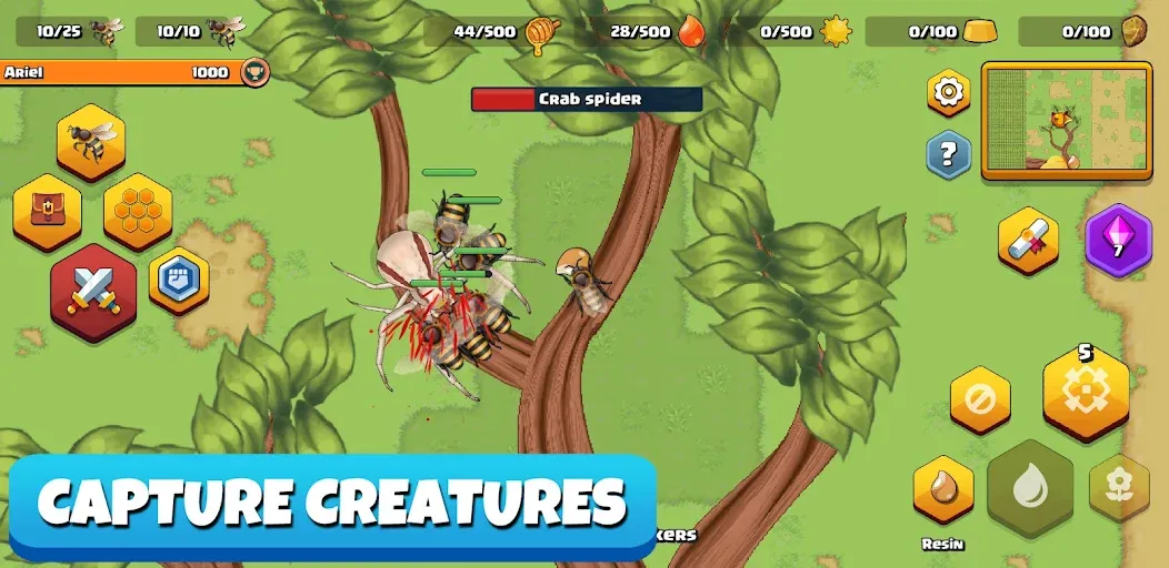 Pocket Bees: Colony Simulator (Покет Биз) [МОД: Много монет, Открытые уровни и Мега MOD] Screenshot 4